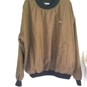 Roche Plaid Reversible All Weather golf pullover jacket